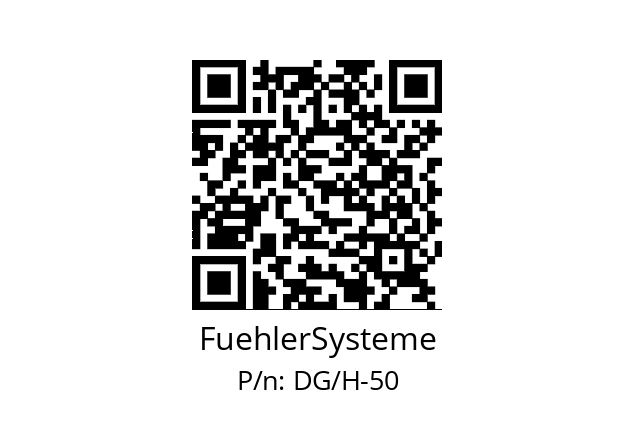   FuehlerSysteme DG/H-50