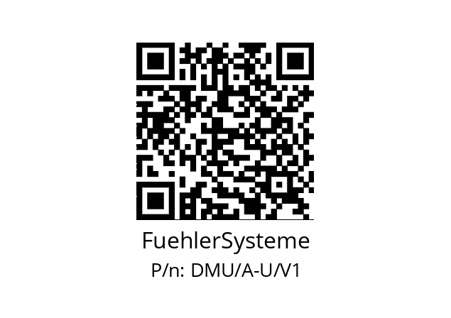   FuehlerSysteme DMU/A-U/V1