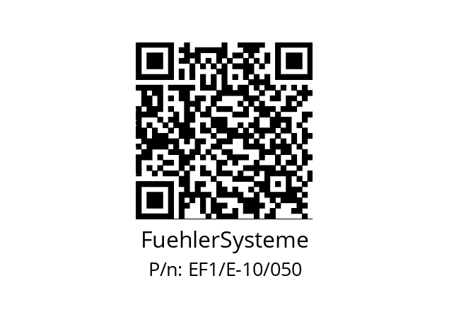   FuehlerSysteme EF1/E-10/050