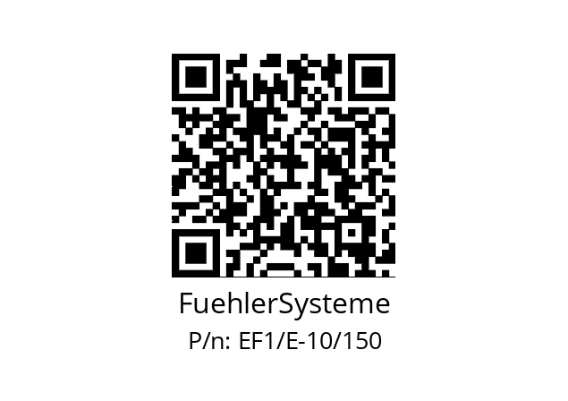   FuehlerSysteme EF1/E-10/150