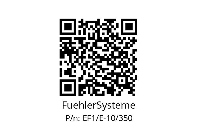   FuehlerSysteme EF1/E-10/350