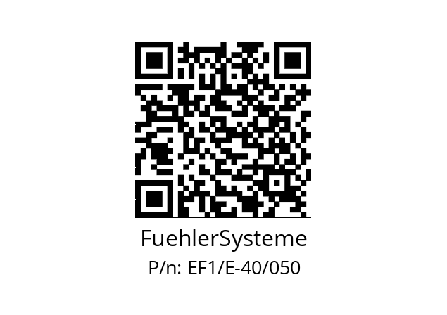   FuehlerSysteme EF1/E-40/050