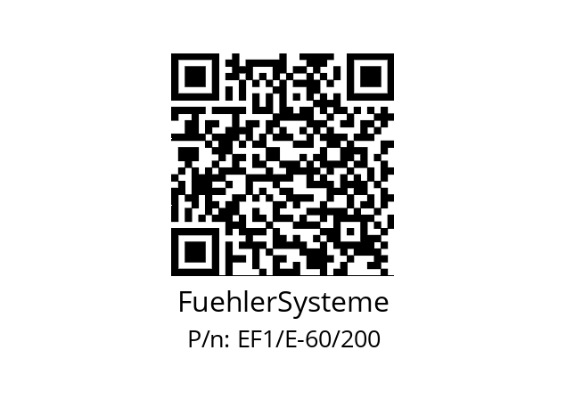   FuehlerSysteme EF1/E-60/200