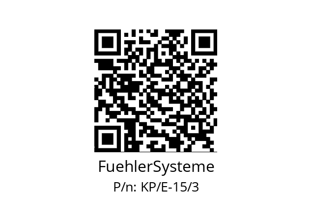   FuehlerSysteme KP/E-15/3