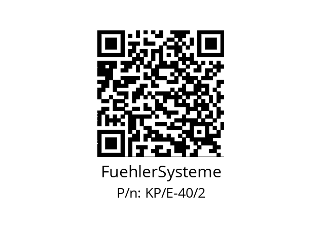   FuehlerSysteme KP/E-40/2