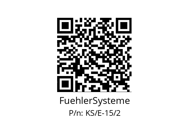   FuehlerSysteme KS/E-15/2