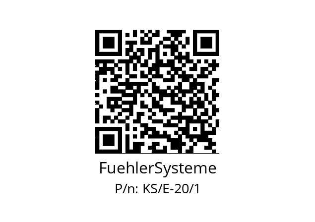   FuehlerSysteme KS/E-20/1