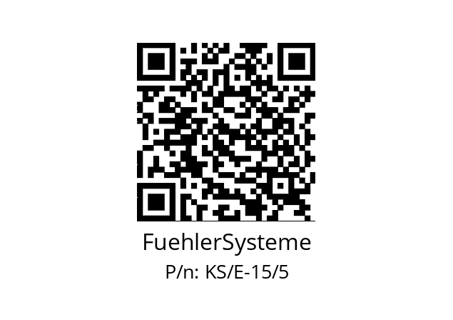   FuehlerSysteme KS/E-15/5