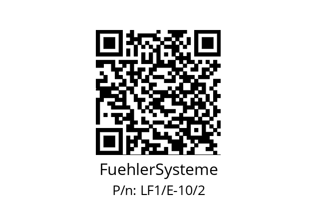   FuehlerSysteme LF1/E-10/2