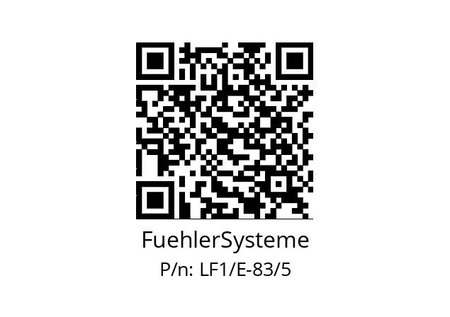   FuehlerSysteme LF1/E-83/5