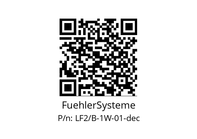   FuehlerSysteme LF2/B-1W-01-dec