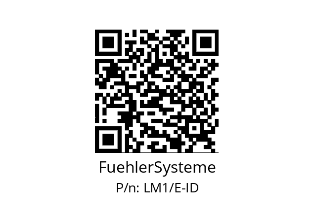   FuehlerSysteme LM1/E-ID