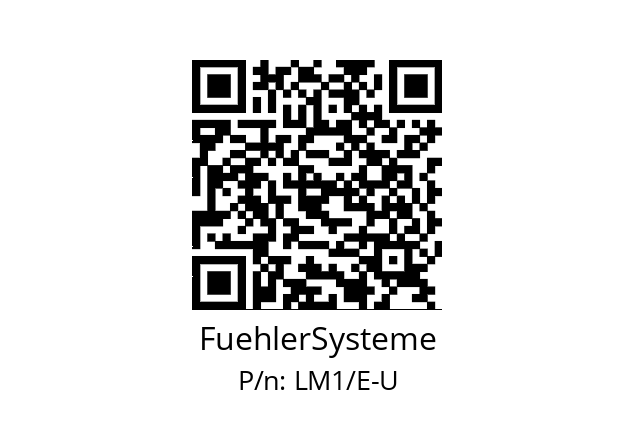   FuehlerSysteme LM1/E-U