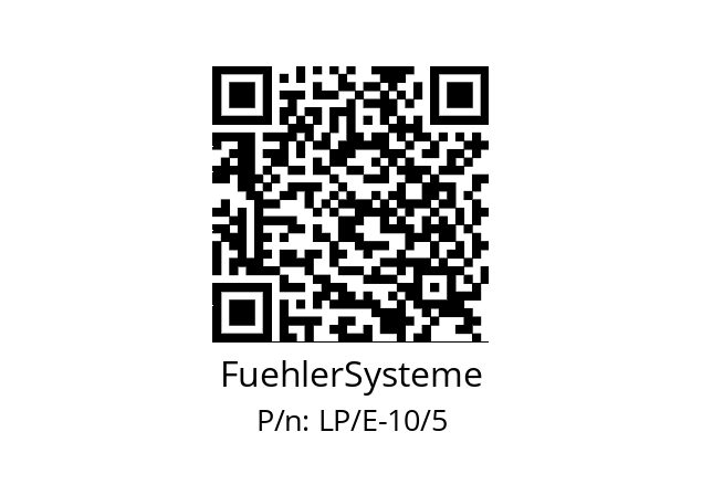   FuehlerSysteme LP/E-10/5