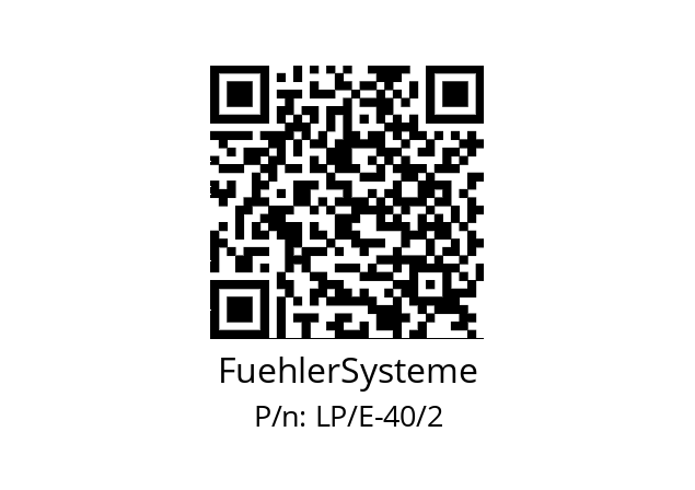   FuehlerSysteme LP/E-40/2