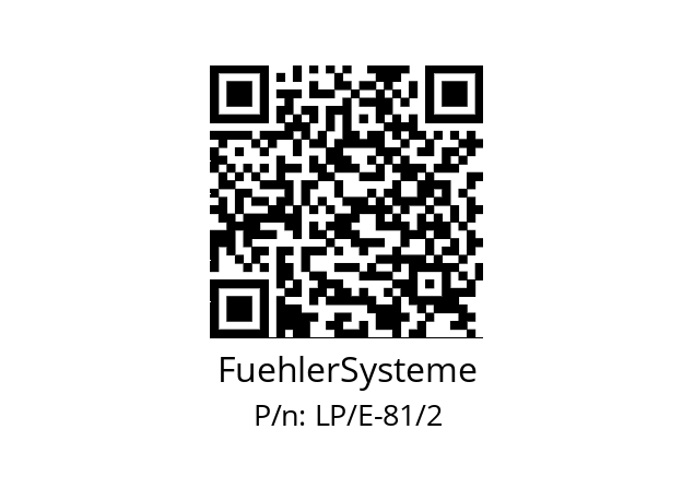   FuehlerSysteme LP/E-81/2