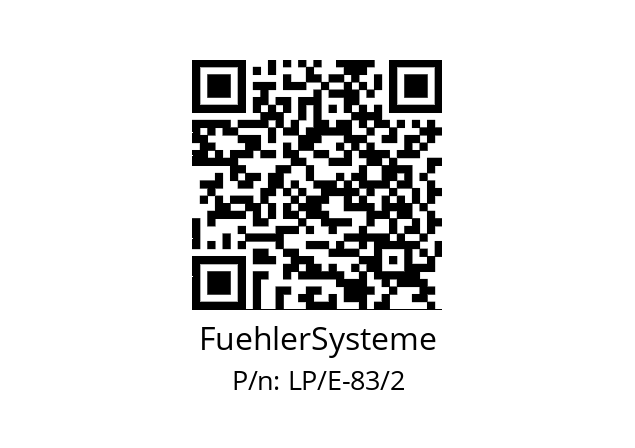   FuehlerSysteme LP/E-83/2