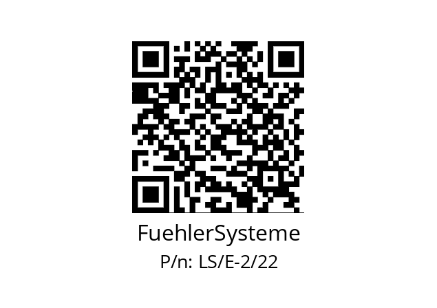   FuehlerSysteme LS/E-2/22