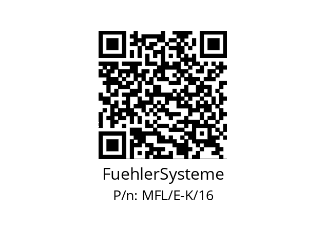   FuehlerSysteme MFL/E-K/16