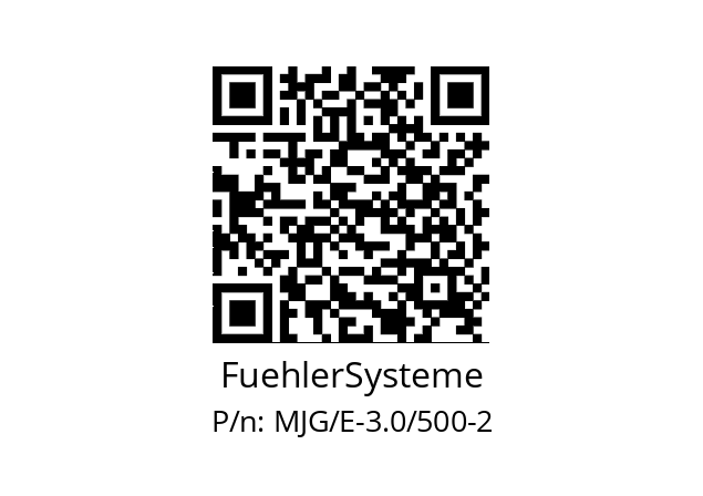   FuehlerSysteme MJG/E-3.0/500-2