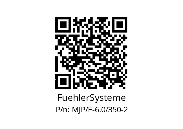   FuehlerSysteme MJP/E-6.0/350-2