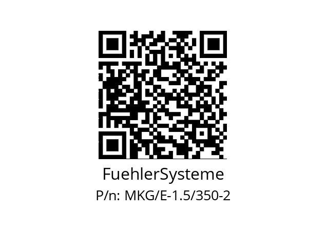   FuehlerSysteme MKG/E-1.5/350-2