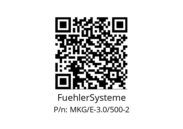   FuehlerSysteme MKG/E-3.0/500-2