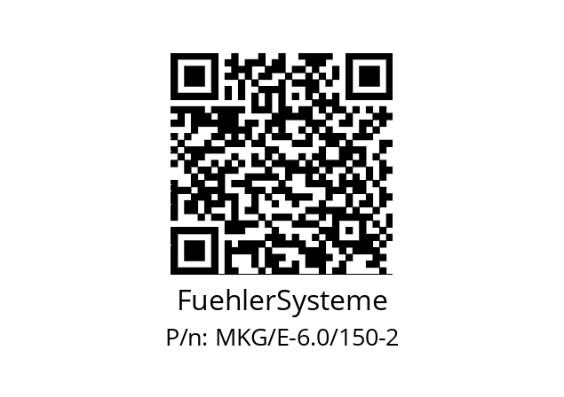   FuehlerSysteme MKG/E-6.0/150-2