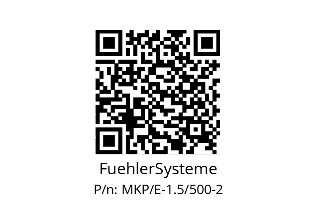   FuehlerSysteme MKP/E-1.5/500-2