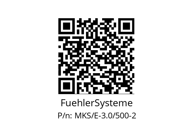   FuehlerSysteme MKS/E-3.0/500-2