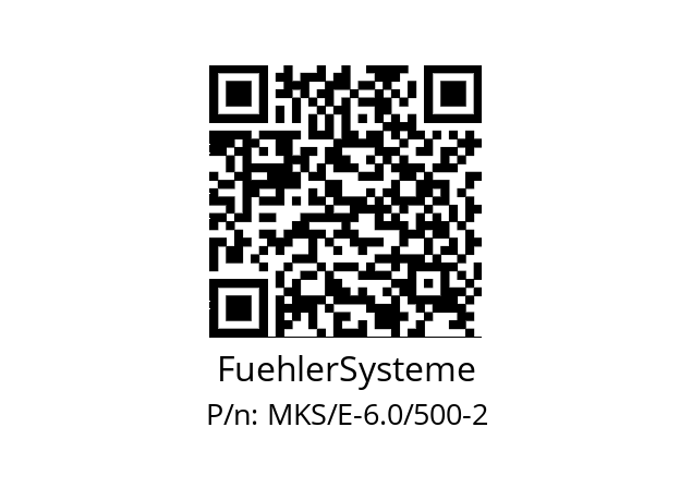   FuehlerSysteme MKS/E-6.0/500-2