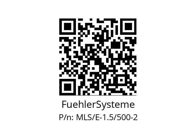   FuehlerSysteme MLS/E-1.5/500-2