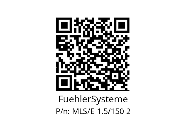   FuehlerSysteme MLS/E-1.5/150-2