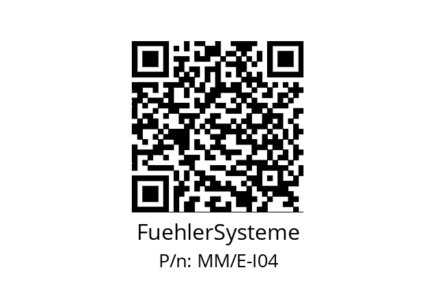   FuehlerSysteme MM/E-I04