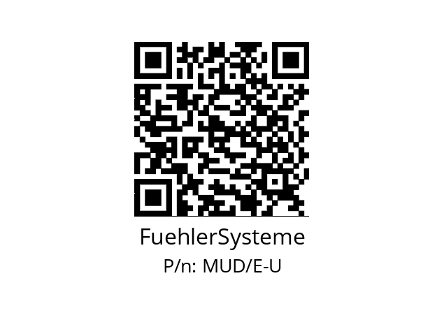   FuehlerSysteme MUD/E-U