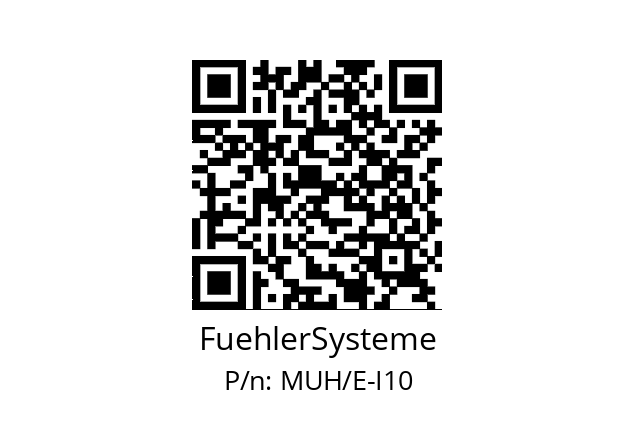   FuehlerSysteme MUH/E-I10