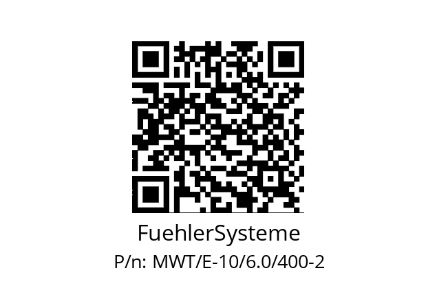   FuehlerSysteme MWT/E-10/6.0/400-2