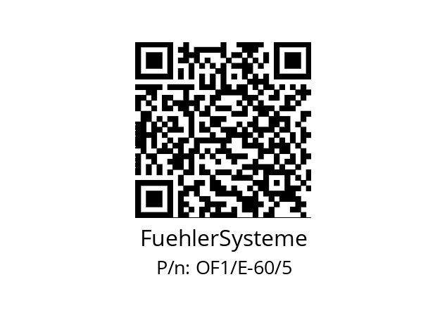   FuehlerSysteme OF1/E-60/5