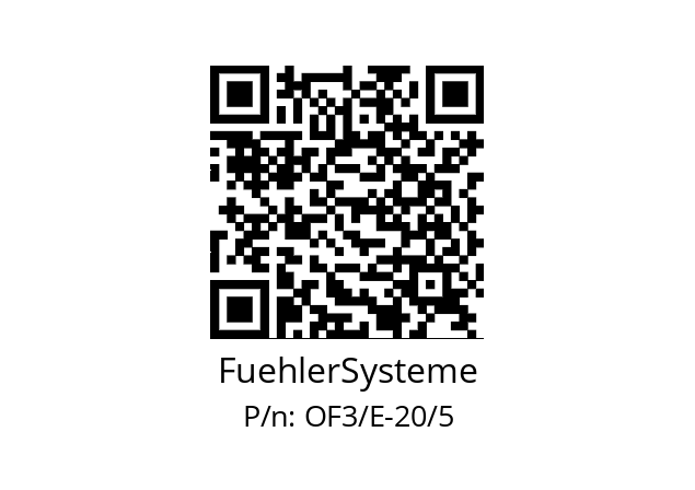   FuehlerSysteme OF3/E-20/5