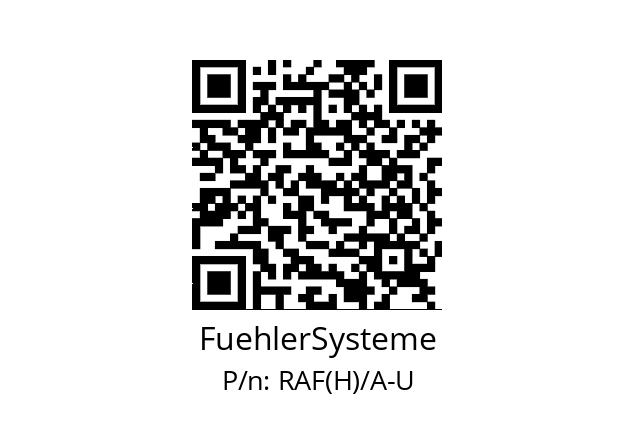   FuehlerSysteme RAF(H)/A-U