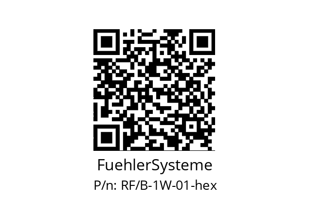   FuehlerSysteme RF/B-1W-01-hex