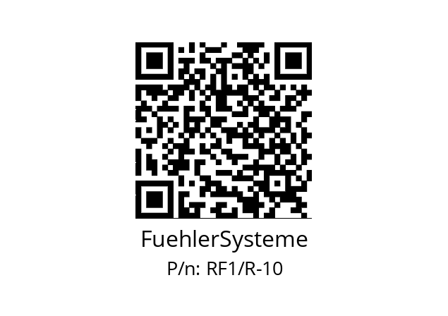   FuehlerSysteme RF1/R-10