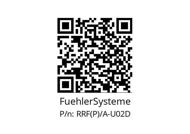   FuehlerSysteme RRF(P)/A-U02D