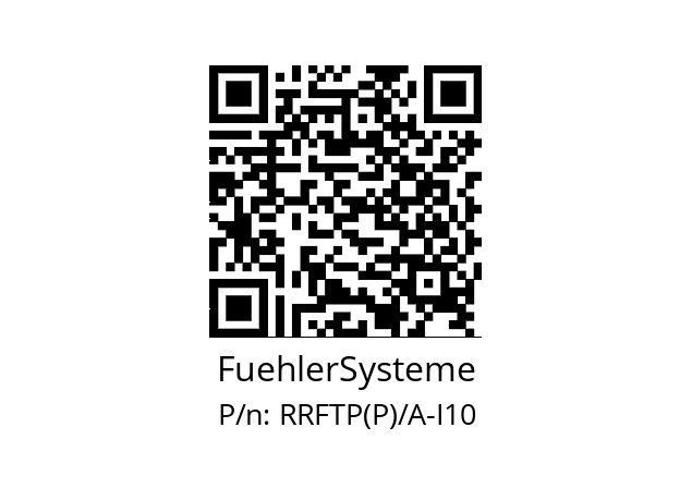   FuehlerSysteme RRFTP(P)/A-I10