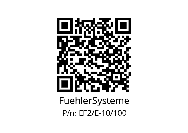   FuehlerSysteme EF2/E-10/100