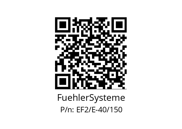   FuehlerSysteme EF2/E-40/150