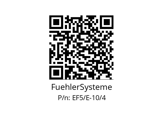   FuehlerSysteme EF5/E-10/4