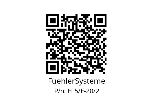   FuehlerSysteme EF5/E-20/2