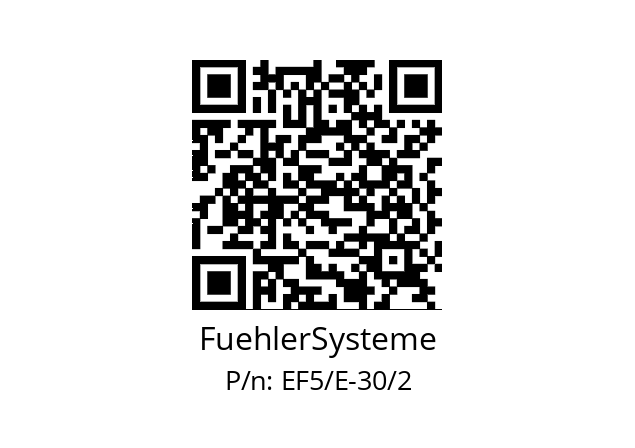   FuehlerSysteme EF5/E-30/2