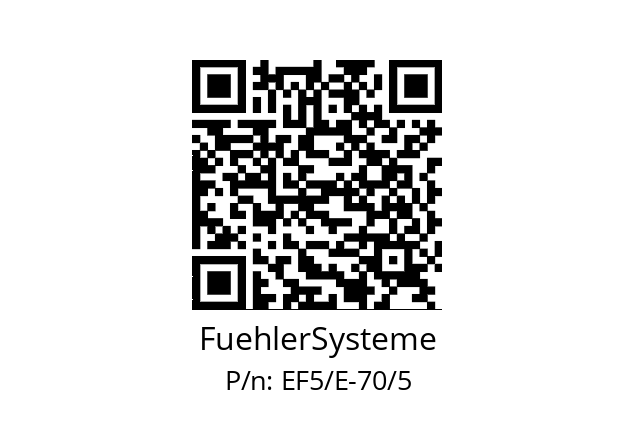   FuehlerSysteme EF5/E-70/5